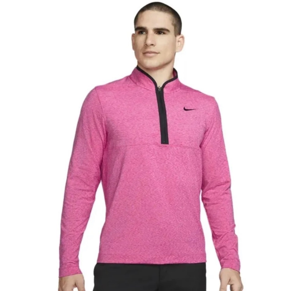 NIKE DRI-FIT VICTORY HALF ZIP GOLF TOP